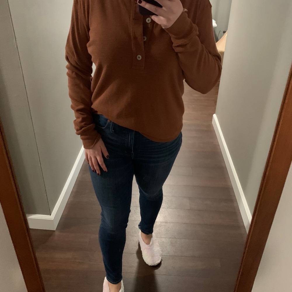 *Never worn* Henley Long Sleeve Shirt